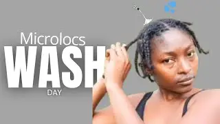 Microlocs Needed This... Clarifying Shampoo Wash Day on Microlocs