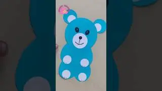 DIY Paper Teddy Bear #blueday