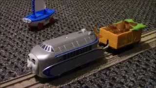 Trackmaster Hugo and Skiff Review and Test Run