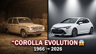 Evolution of Toyota Corolla (1966 - 2029) | All Generations