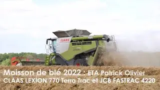ETA Patrick OLIVIER | CLAAS Lexion 770 Terra Trac | R&eacute;cup&eacute;ration Menue Paille | Moisson bl&eacute; 2022
