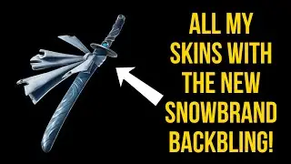*NEW* FORTNITE SNOWSTRIKE SKIN! ALL MY SKINS WITH THE SNOWBRAND BACKBLING! (SICK COMBOS) SHOWCASE