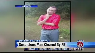 Suspicious man cleared by FBI