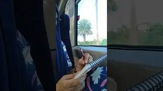 Cz I'm Travelling🧳🚋 | #shorts #sketch #art #craft #viral #trending #handmade