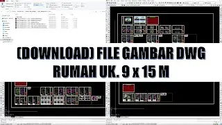 GAMBAR DESAIN RUMAH UK. 9 x 15 M ||DOWNLOAD DISINI||