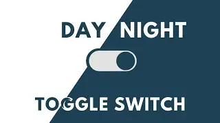How to Create Toggle Switch Using HTML and CSS || Web Coder