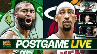 Garden Report: Celtics vs Heat Postgame Show on CLNS Media - C's stun Heat in comeback win