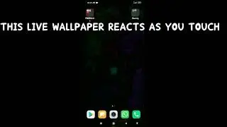HOW TO PUT LIVE MULTI COLOUR GLOWING WALLPAPER THAT REACTS WITH YOUR TOUCH!