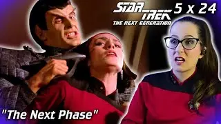 🖖Star Trek: The Next Generation 5x24 The Next Phase REACTION