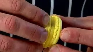Zumbo's just desserts -  Zumbo Baking   Passionfruit Macarons Step 5  Fill