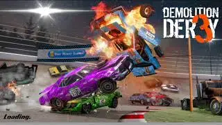 Demolition Derby 3 (by Beer Money Games!) - Trailer Gameplay (Android, iOS) HQ