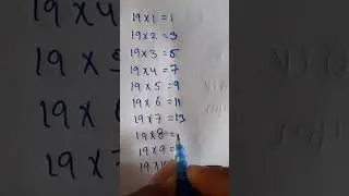 single trick🤔 complete 19th total table 🤫| maths tricks in telugu #telugu #mathtrick |telugu teach