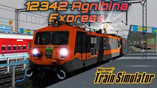 🔴MSTS🚂 Early Morning || 12342 Agnibina  Express || WAP 7 JOURNEY SPEED ACTION💥#train#shorts