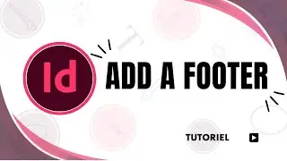 how to add a footer in indesign