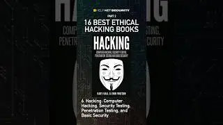 16 BEST ethical hacking books - Part 2 #cybersecurity #security #books #shorts