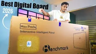 Best Digital Board for Online Teaching Classroom 2026 | Benchmark Interactive Panel Review in Hindi