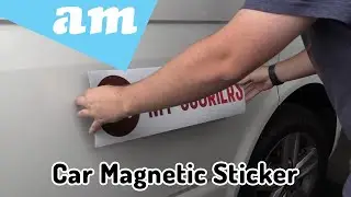 Printable Magnetic Sheets Printed and Laminated Using AM’s FastCOLOUR Large Format Printer