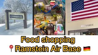 Grocery shop at commissary Ramstein Air Base #foodshopping #grocery #commisary #ramsteinairbase