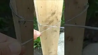 Really practical woodworking tips! How to Make the Tightest Fixation of a wooden pole #diy #woodwork
