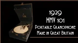 Intro: 1929 HMV 101 Portable Gramophone / Phonograph - Baby Face by Jan Garber