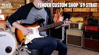 No Talking...Just Tones | Fender Custom Shop '59 Strat NOS 3-Tone Sunburst
