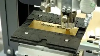 Gravotech M20X - How to engrave a plate