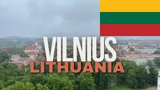 【Vilnius, Lithuania】Walking Tour, 4K