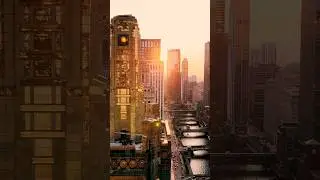 Chicago&rsquo;s most iconic view from my DJI mavic 3 drone #chicago #ytshorts