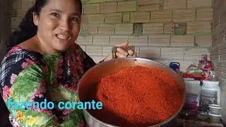 Fazendo corante 