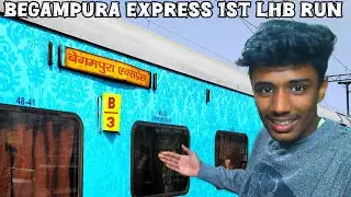 बेगमपुरा एक्सप्रेस 1st LHB run 🙂 