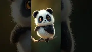 Adorable Panda-Bird! 🐼