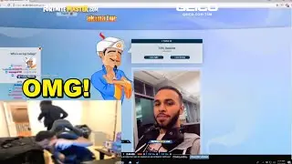 Hamlinz And Daequan Tries Akinator Game (They Freaked Out) fortnite funny moments