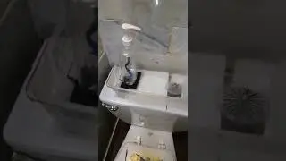 water saving toilet tank sink from recycled materials