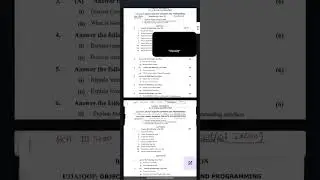 GANAPAT UNIVERSITY BCA SEM-3 OBJECT ORIENTED CONCEPT QUESTION PAPER 2017