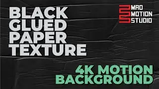 4K Glued Black Paper Background _ Free Motion Background