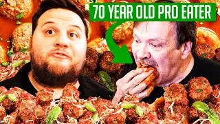 70 Year Old Competitive Eater Goes For One Last Meatball Championship