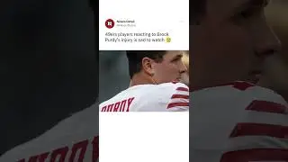 49ers players reacting to Brock Purdy&rsquo;s injury 👀 #49ers #nfl #eagles #nfc #SuperBowl #BrockPurdy