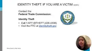 MONEY SMART for Older Adults, part 7: Identity Theft + Medical Identity Theft + Activity