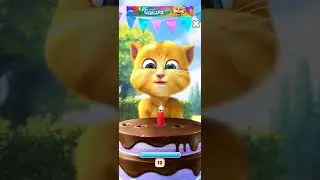 my talking ginger birthday party 🎂🎂🎂😱😱😱🙉🙉🙉#shorts #youtubeshorts #talkingtom #tom2 #funnyshorts