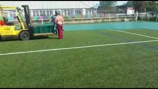 Our Grass Turf Protection Modular Flooring Tiles project in Spain