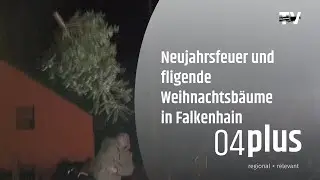 Zwischen Werfen und Verbrennen Neujahrsfeuer in Falkenhain