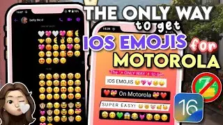 Единственный способ получить iOS Emojis на устройствах Motorola без zFont