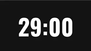 29 minutes Timer Countdown 