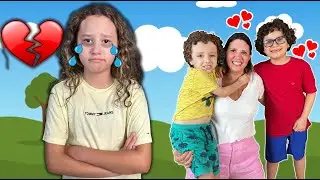 CAIO CADU  E VALENTINA EM UMA HISTÓRIA DE UMA NOVA IRMÃ
