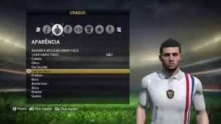 Tutorial game face manual AG&Uuml;ERO no FIFA15 | Virtual Pro look like Kun Ag&uuml;ero