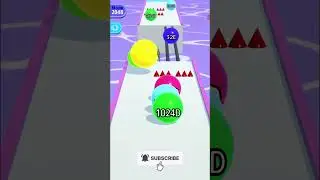Boll Run Game | Part #384 Crazy Ball Running Challenge | Fun Gameplay #Shorts #viral #ballrun