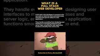 Full stack web developer ❓ 🤔 #shorts #viralshorts #javascript @NOTYOURTYPE
