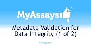 Metadata Validation for Data Integrity (1 of 2)