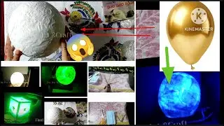 Viral ice-cream stick lamp shade & balloon lampshe আইসক্রিমের স্টিক ও বেলুন এর ভাইরাল ল্যাম্প  তৈরি