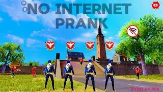 No Internet Prank Gone Hilarious 🤣 | FREE FIRE FUNNY GAMEPLAY | ZYRO FF 99K